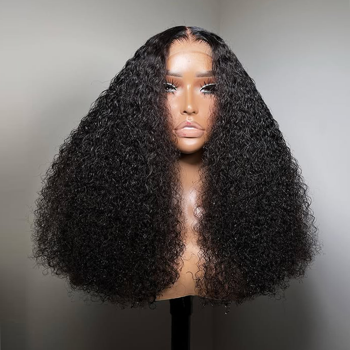 Sterly 250% High Density 13×6 Kinky Curly Human Hair Wig Super Thick Double Drawn Wig - sterlyhair