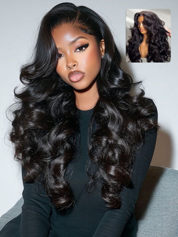 Raw Hair Wig | 13x6 HD Lace Full Frontal Wig Undetactable HD Lace Loose Body Wave Human Hair Wig - sterlyhair