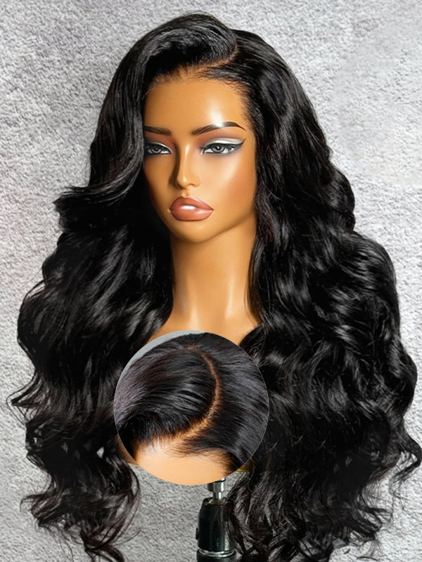 Raw Hair Wig | 13x6 HD Lace Full Frontal Wig Undetactable HD Lace Loose Body Wave Human Hair Wig - sterlyhair