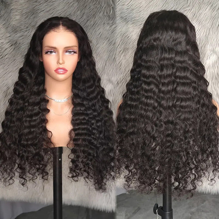 Sterly Glueless 13x6 Loose Deep Wave Wig HD Lace Frontal Wigs 100% Human Hair Wigs - sterlyhair