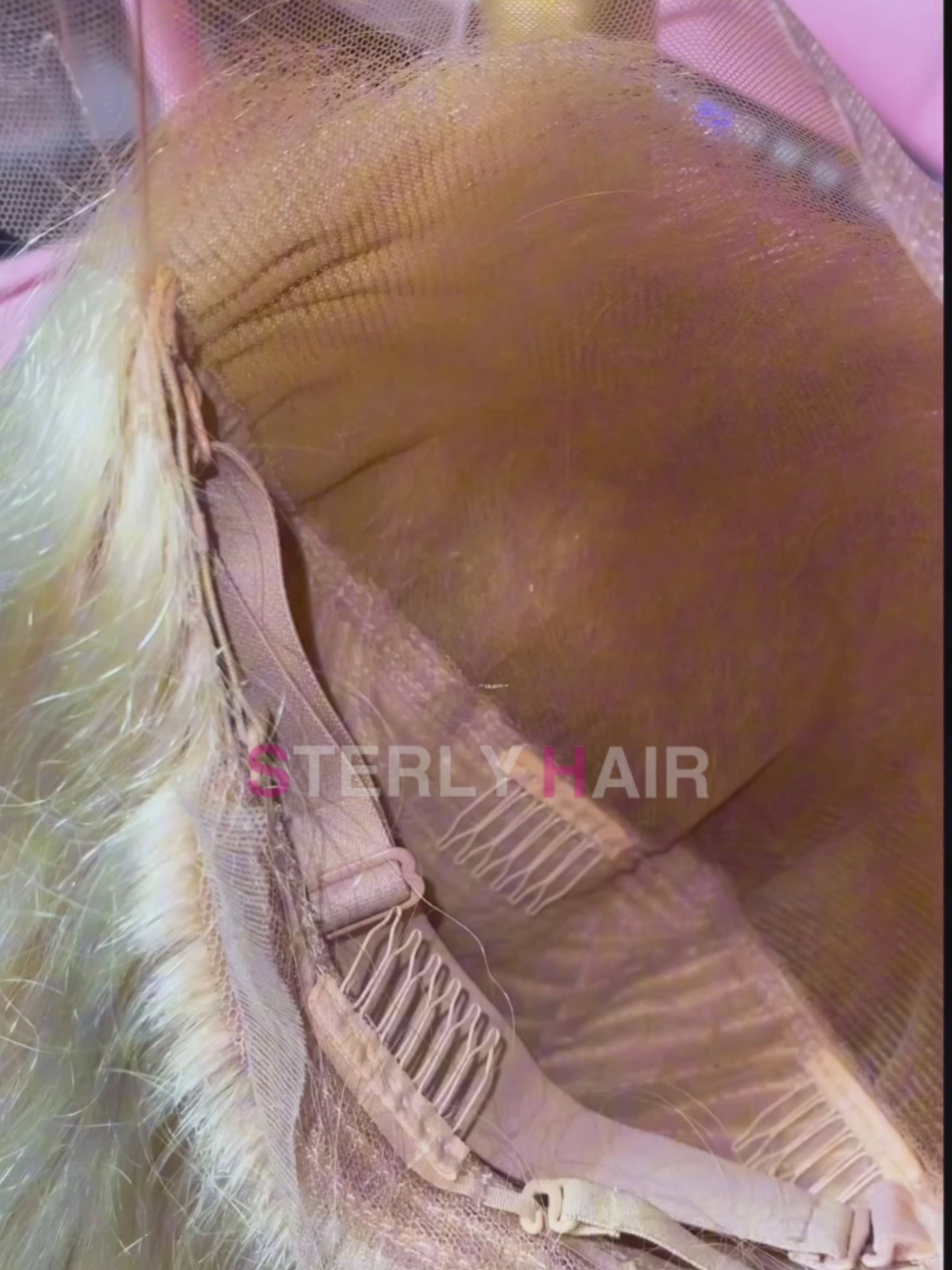 Perruques de cheveux humains raides et ondulés blonds Sterly #613, 13x6, densité 180 %