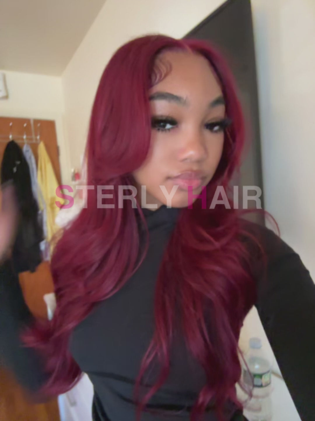 Affordable #99J Body Wave Wig Sterly Burgundy 13x6 Lace Front Human Hair Wigs