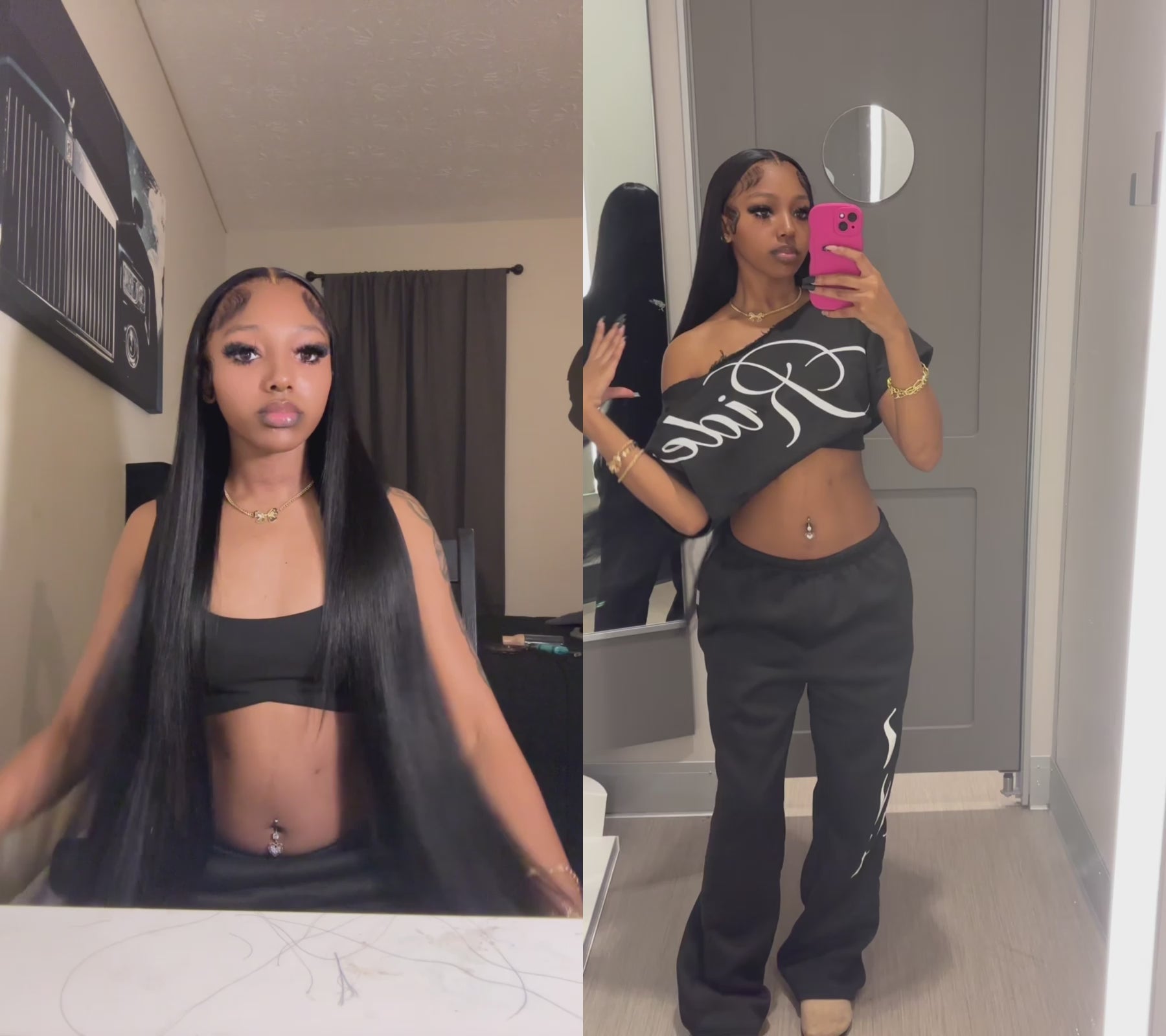 Affordable #1 Jet Black Straight Hair Wig 13x6 Lace Front Human Hair Wigs Sterly Hair