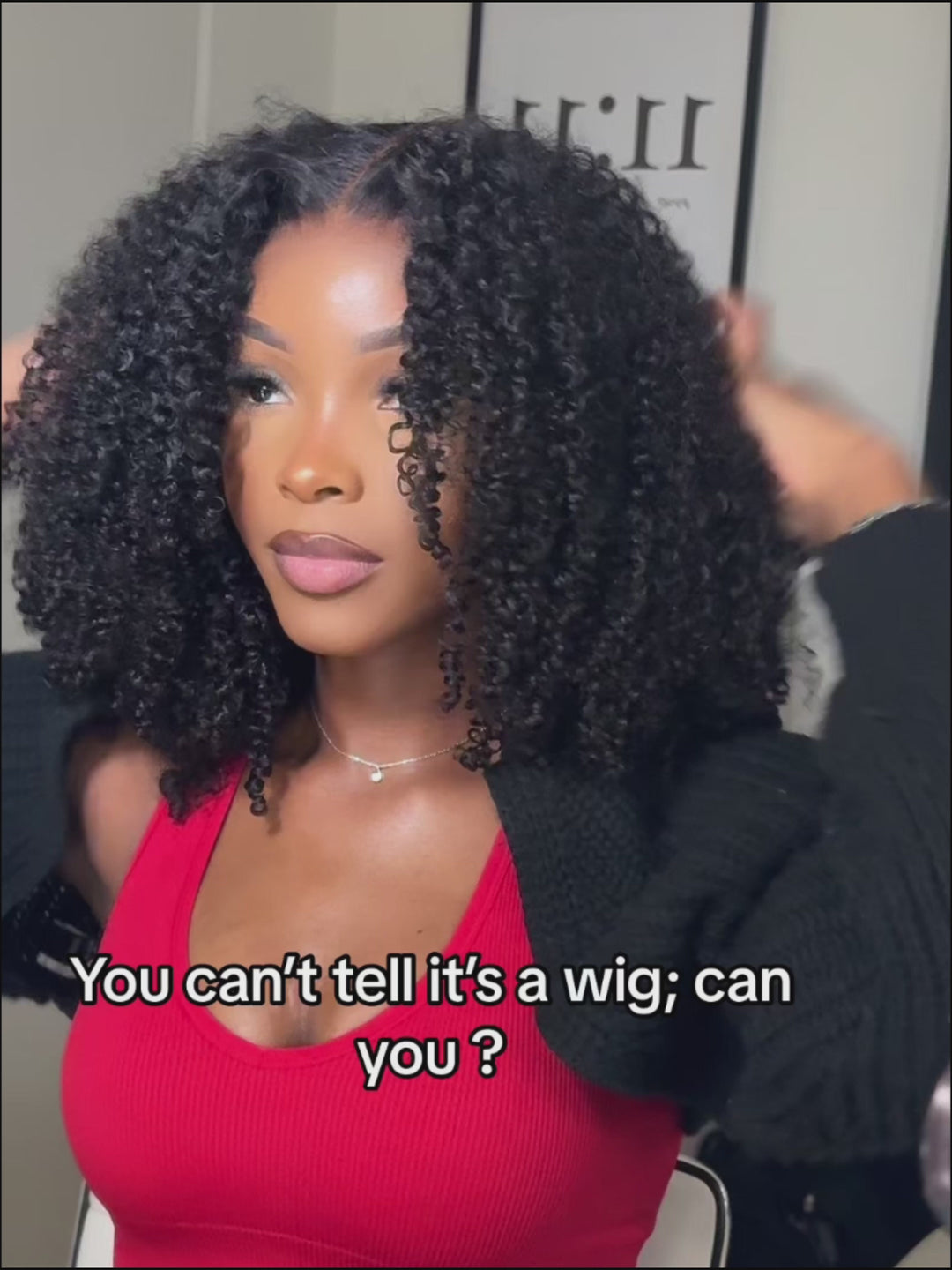 TikTok Hot | Sterly 200% Density Glueless 7×6 Kinky Curly Human Hair Wig