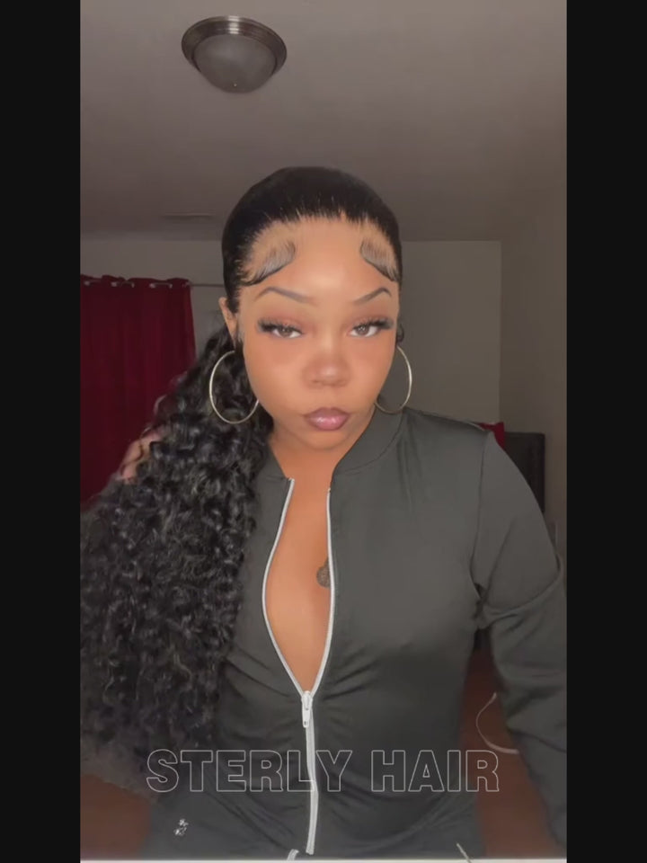 12A Bundles With Frontal | Water Wave Bundles With 13X6 Lace Frontal Human Hair Bundles With Frontal