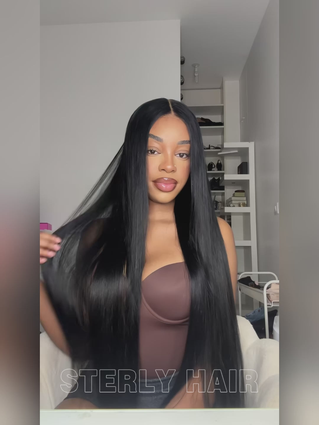 Sterly Glueless 7x6 HD Lace Wig Affordable Long Straight Lace Front Wigs Human Hair