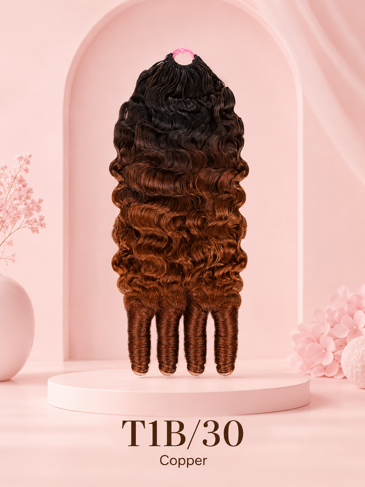Sterly Hair Burmese Curly Feather Crochet Human Hair Extension Human Hair
