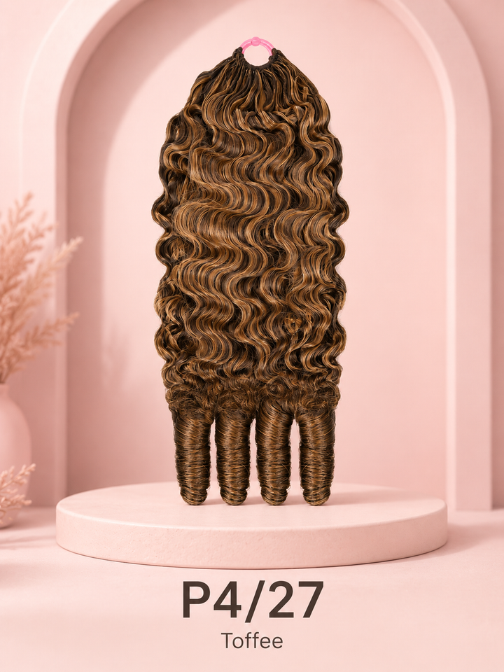 Sterly Hair Burmese Curly Feather Crochet Human Hair Extension Human Hair