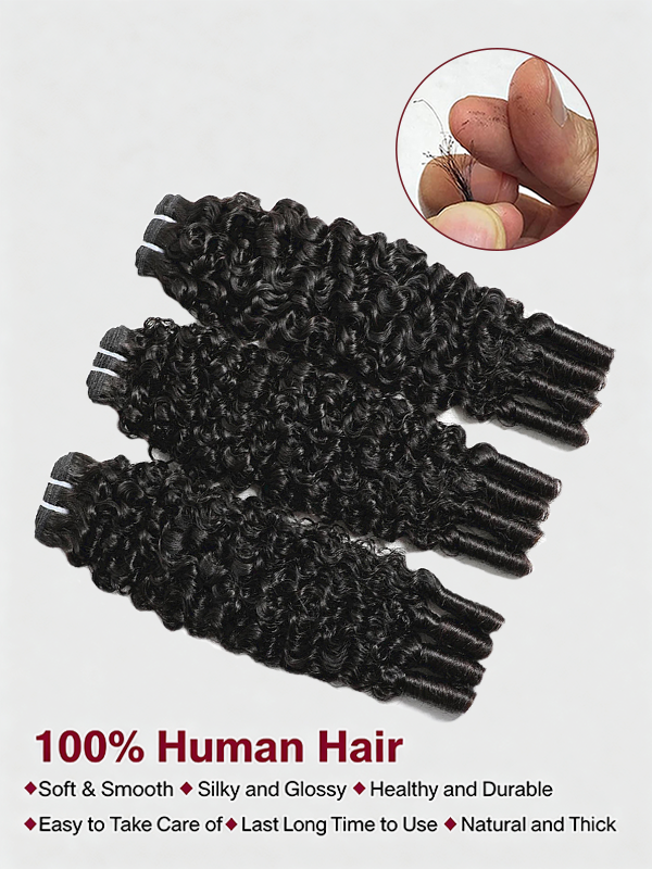 Raw Burmese Curly Bundles High Quality 100% Human Hair Sterly Hair