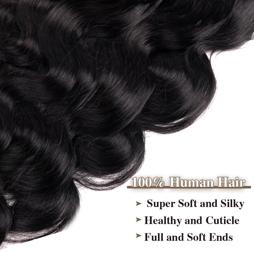Sterly Body Wave Clip-Ins Hair Extensions Clip In Human Hair Extension 8 Pieces/Set