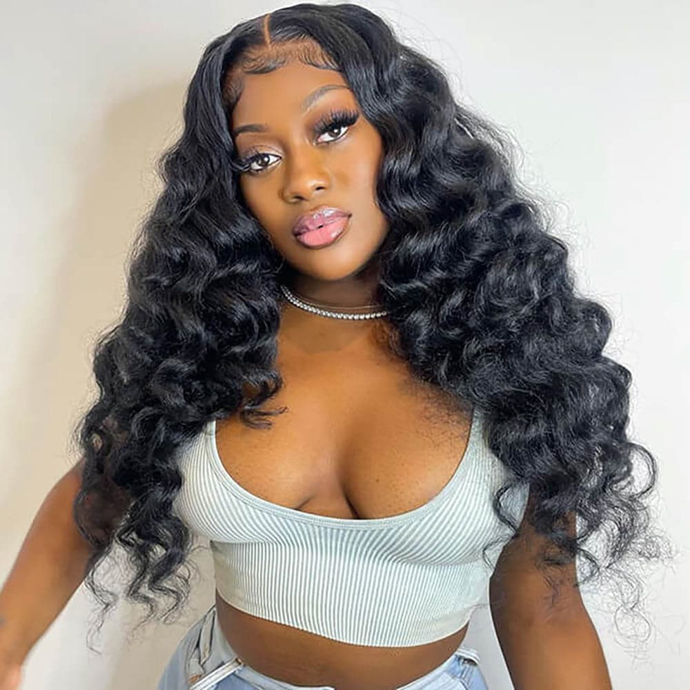 Sterly 5x5 HD Transparent Lace Closure Wigs Human Hair Loose Wave Wig - sterlyhair