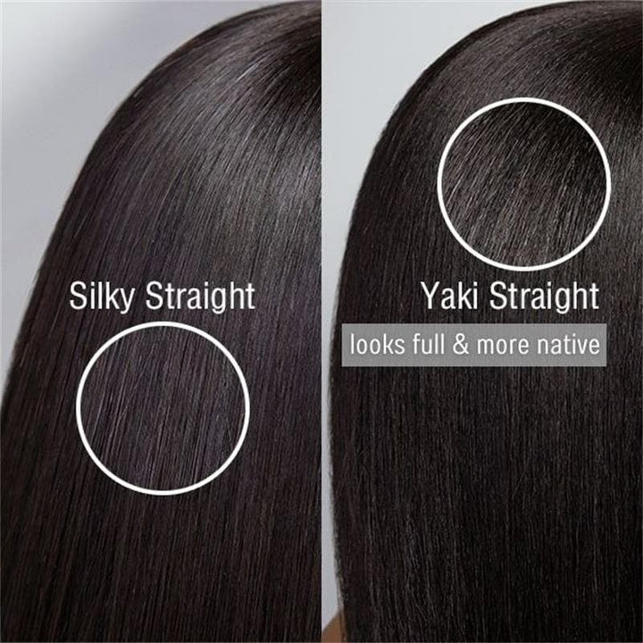 Sterly Wear And Go Glueless Bob Wigs With Bang 13×6 Yaki Straight Bob Wigs - sterlyhair