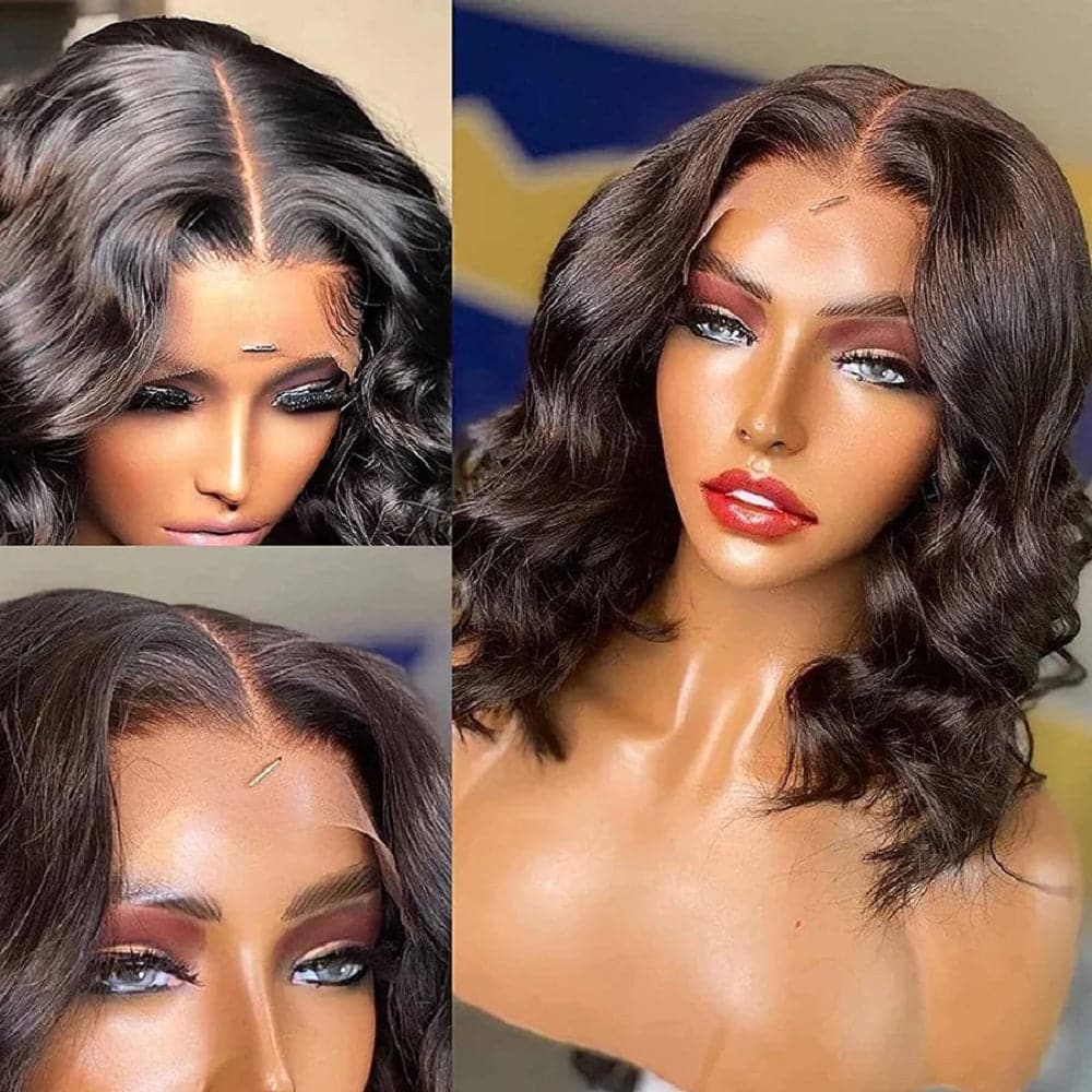 Sterly Loose Deep Short Bob Wigs 13x6 Curly Lace Front Human Hair Wigs For Women - sterlyhair