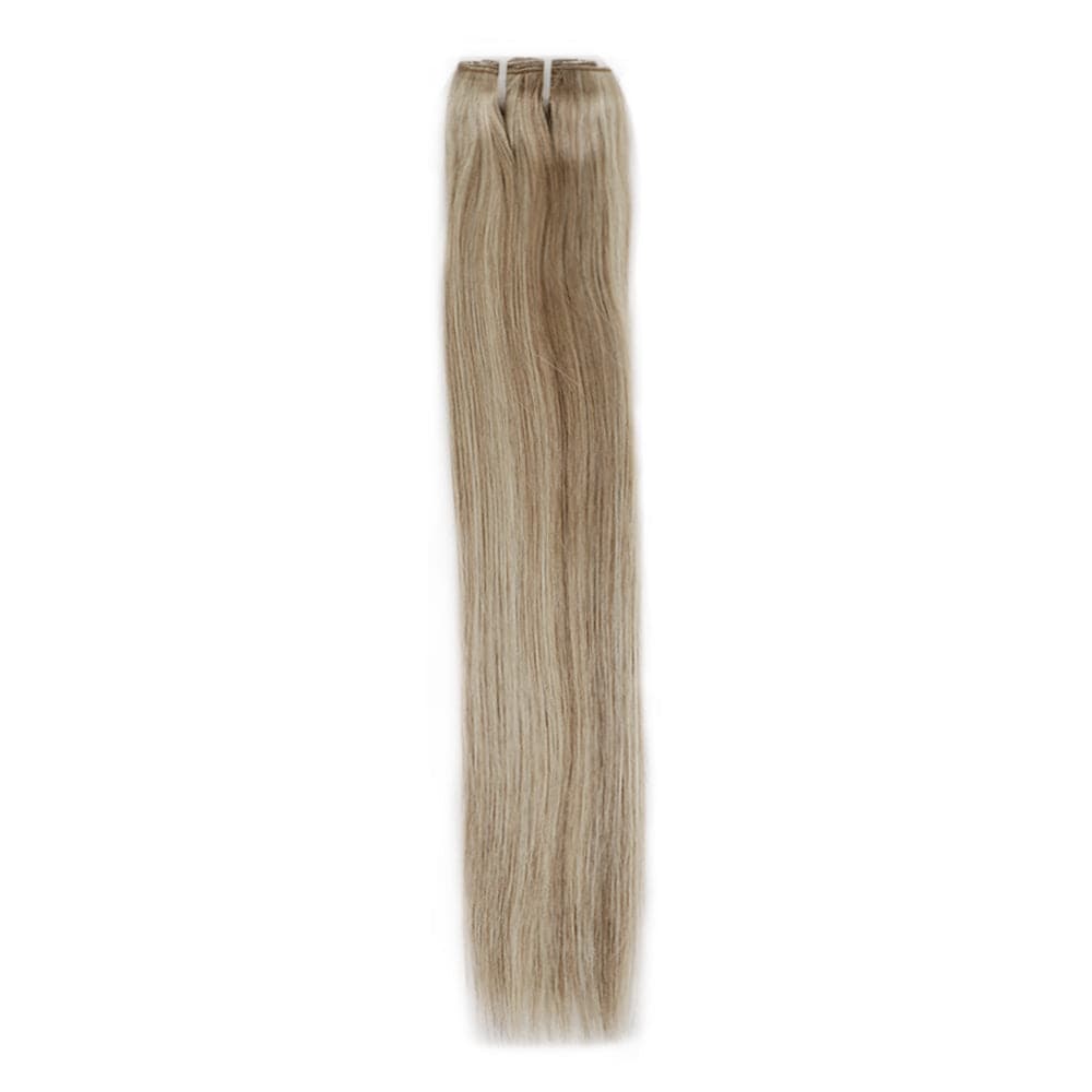 Sterly #6/613  Highlight Straight Clip-in Human Hair 8 Pices With 18 Clips 120g