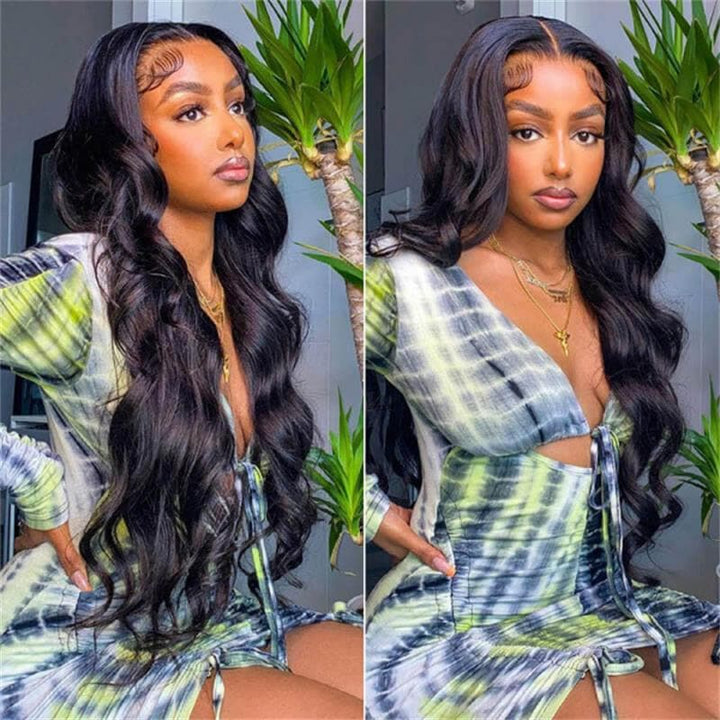 Sterly Wear And Go Glueless Wigs Body Wave 5×5/13×6 HD Transparent Lace Human Hair Wigs - sterlyhair