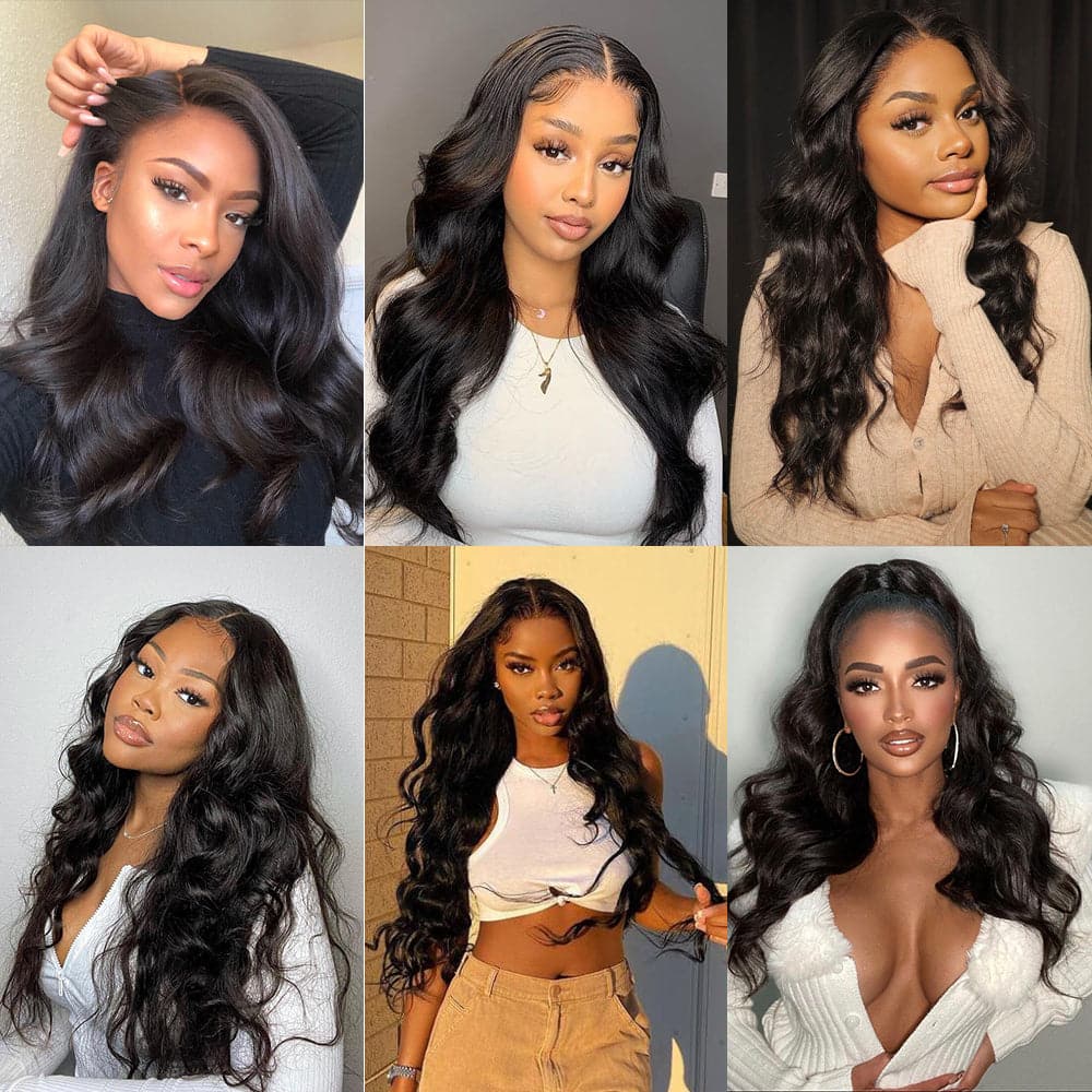 Sterly Hair Affortable Body Wave 3 Bundles With 4×4 Lace Closure 100% Unprocessed Virgin Human Hair