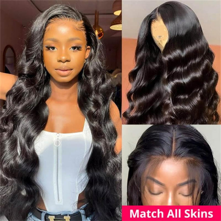 Sterly Wear And Go Glueless Wigs Body Wave 5×5/13×6 HD Transparent Lace Human Hair Wigs - sterlyhair
