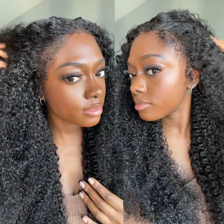 Type 4C Edges Wig | 3c/4a Kinky Curly Glueless 13×6 Lace Human Hair Wigs - sterlyhair