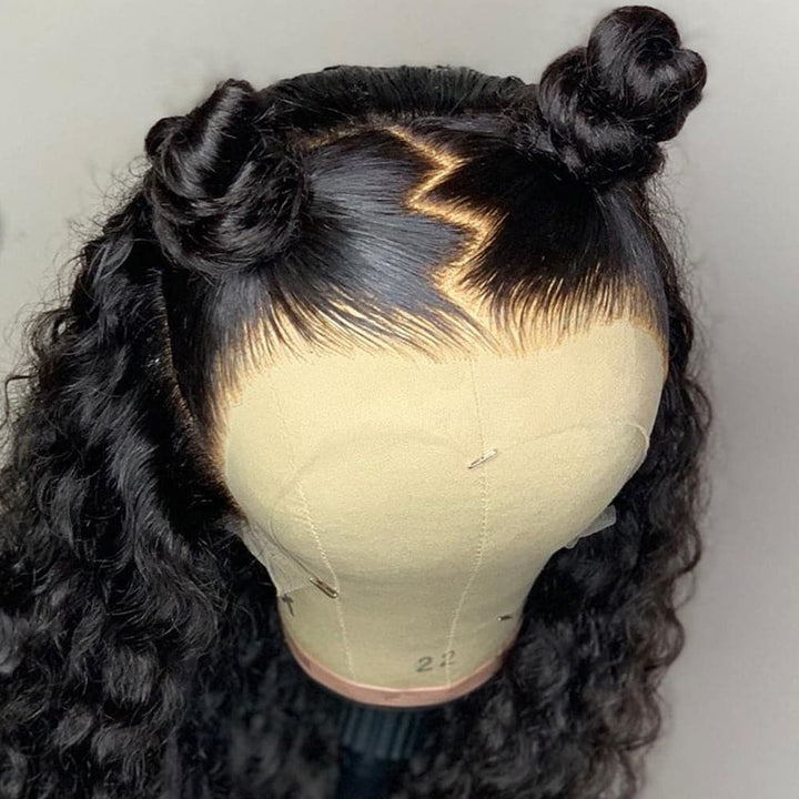 Water Wave 13×4 HD Transparent Lace Front Human Hair Wigs Sterly Hair - sterlyhair
