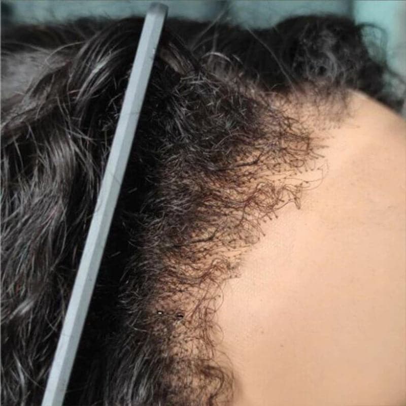 Type 4C Edges Wig | 3c/4a Kinky Curly Glueless 13×6 Lace Human Hair Wigs - sterlyhair