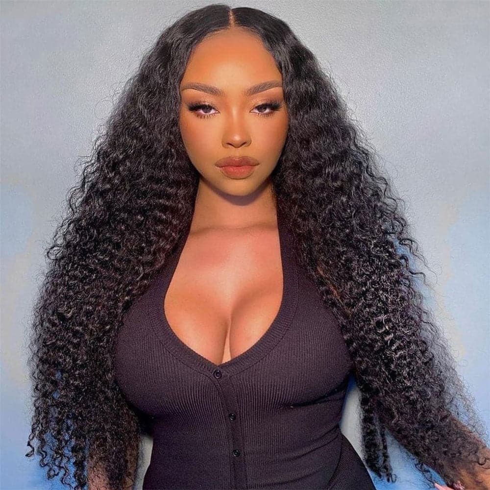 22-32inch Glueless V Part Curly Wave Hair Wigs No Code Needed!