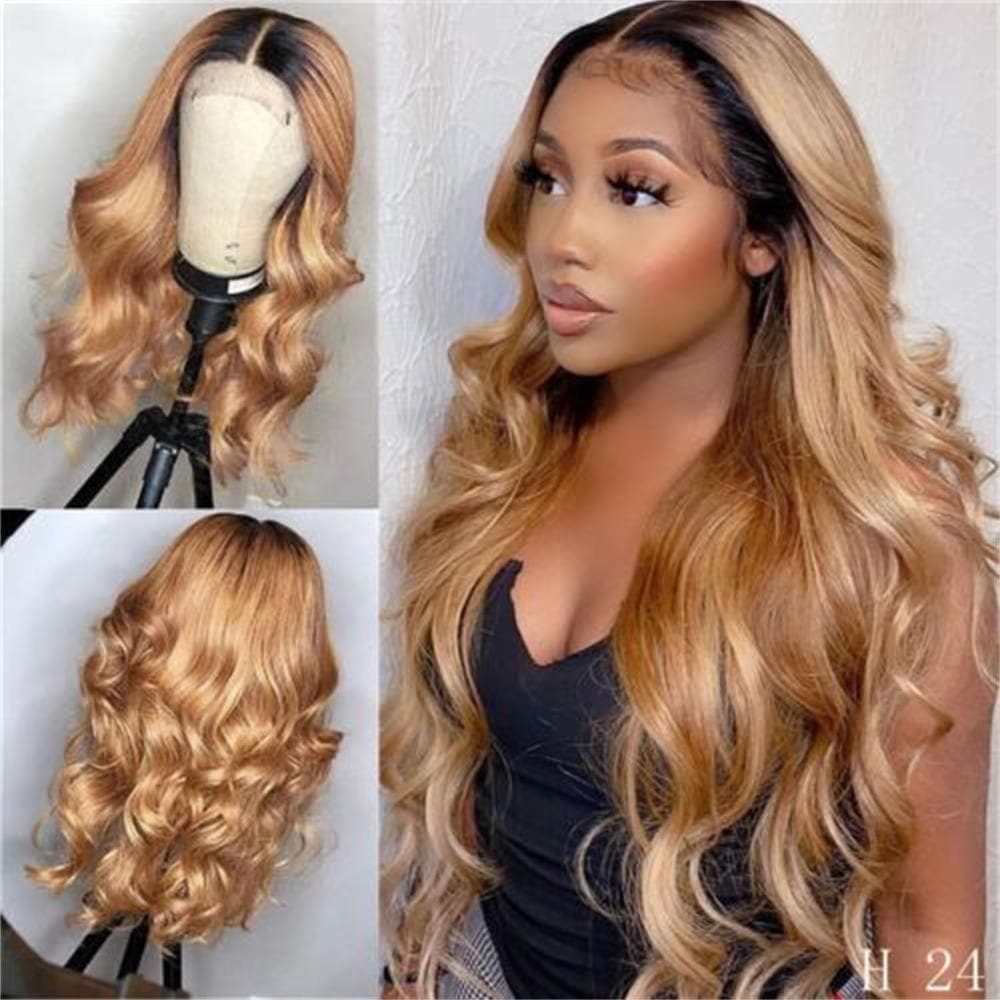 Sterly T1B/27 Body Wave Wig 13x4 /13×6 Ombre Lace Front Human Hair Wig