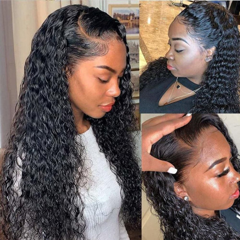 Wear Go 7x6 Water Wave Glueless Wig HD Lace Front Wig With Invisi - Drawstrings - sterlyhair