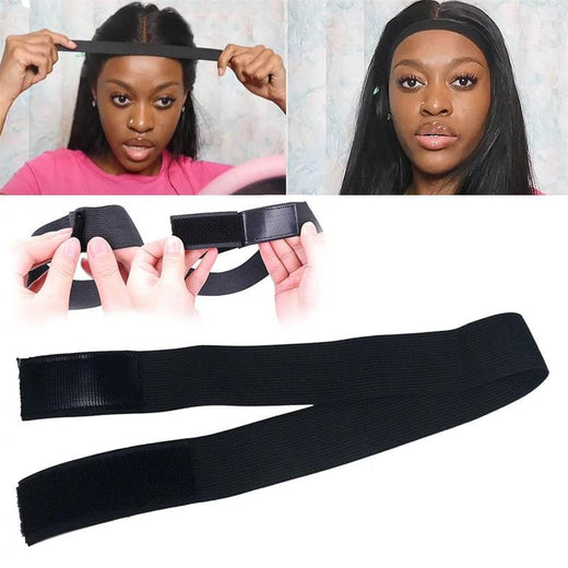 Sterly Exclusive Customize Elastic Headband With Adjust Band For Closure Frontal Wigs Lay Down(1 piece) - sterlyhair