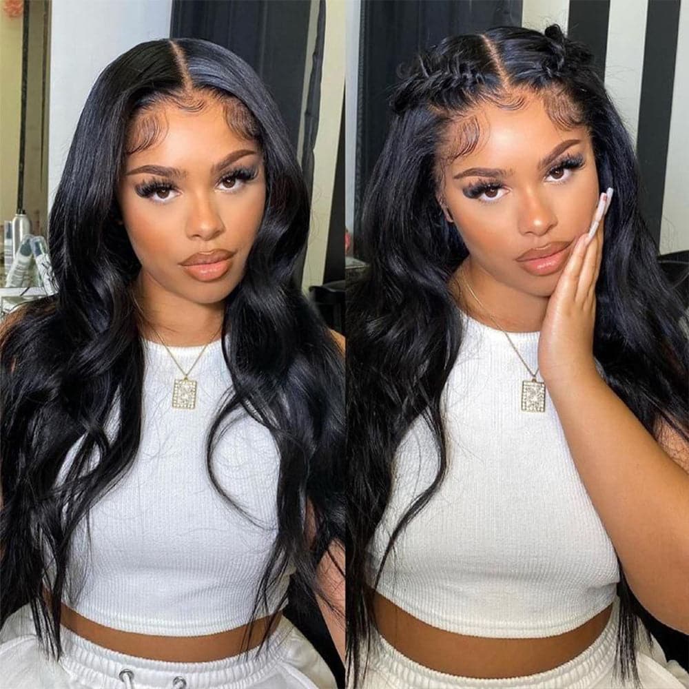 Beginner Friendly Free V Part Body Wave Wigs Glueless No Leave Out And No Sew In Human Hair Wigs