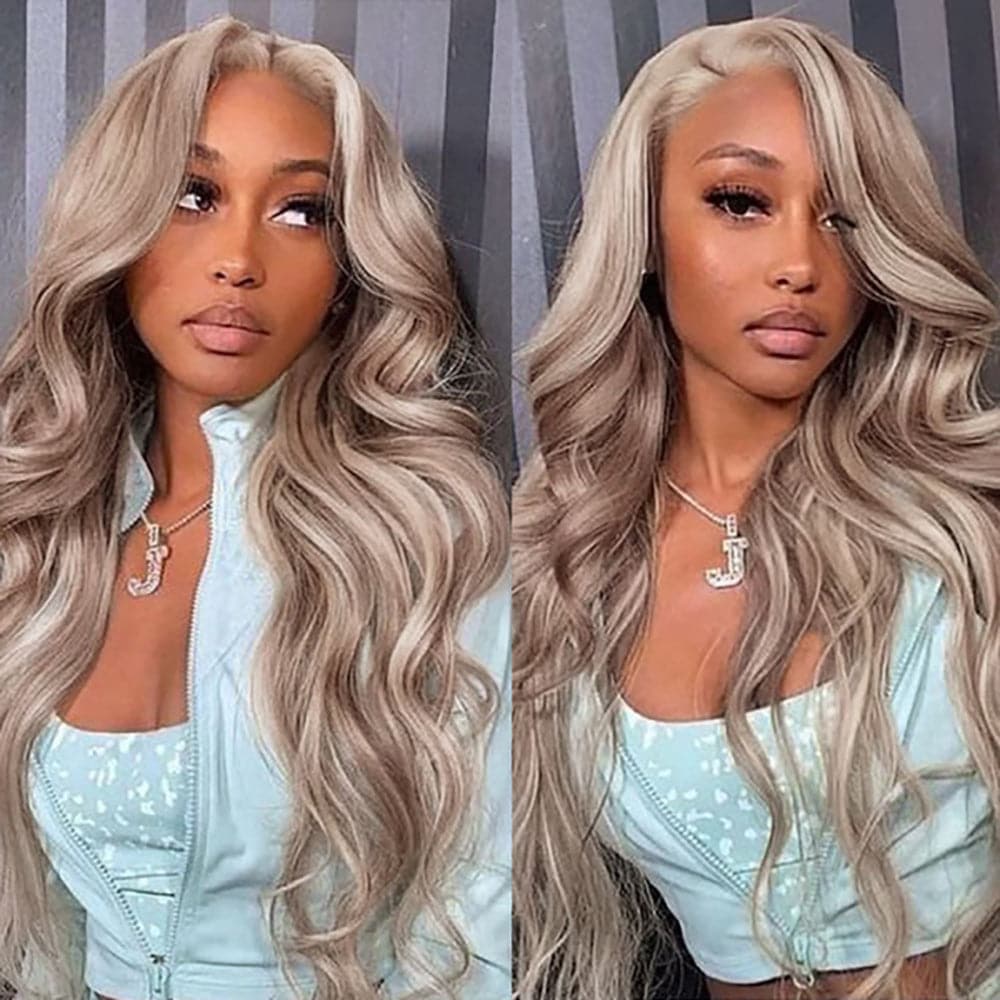 Sterly P18/613 Piano 13×4 Lace Frontal Wig Brown with Blonde Highlights Wig