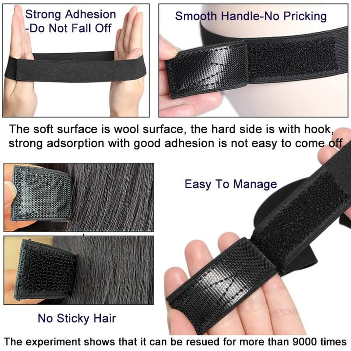 Sterly Exclusive Customize Elastic Headband With Adjust Band For Closure Frontal Wigs Lay Down(1 piece) - sterlyhair