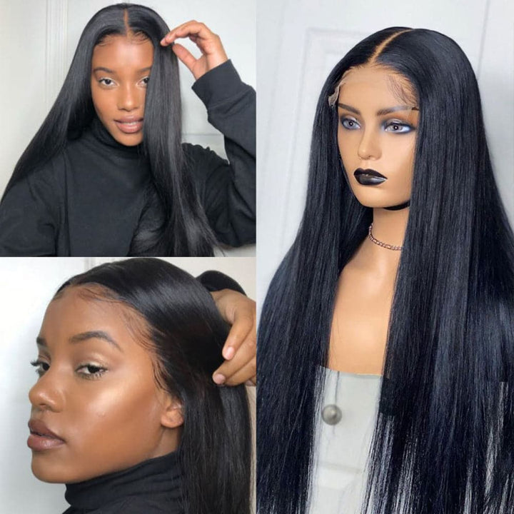 Sterly 5x5 Glueless HD Lace Closure Wigs Human Hair Silk Straight Hair Wigs - sterlyhair