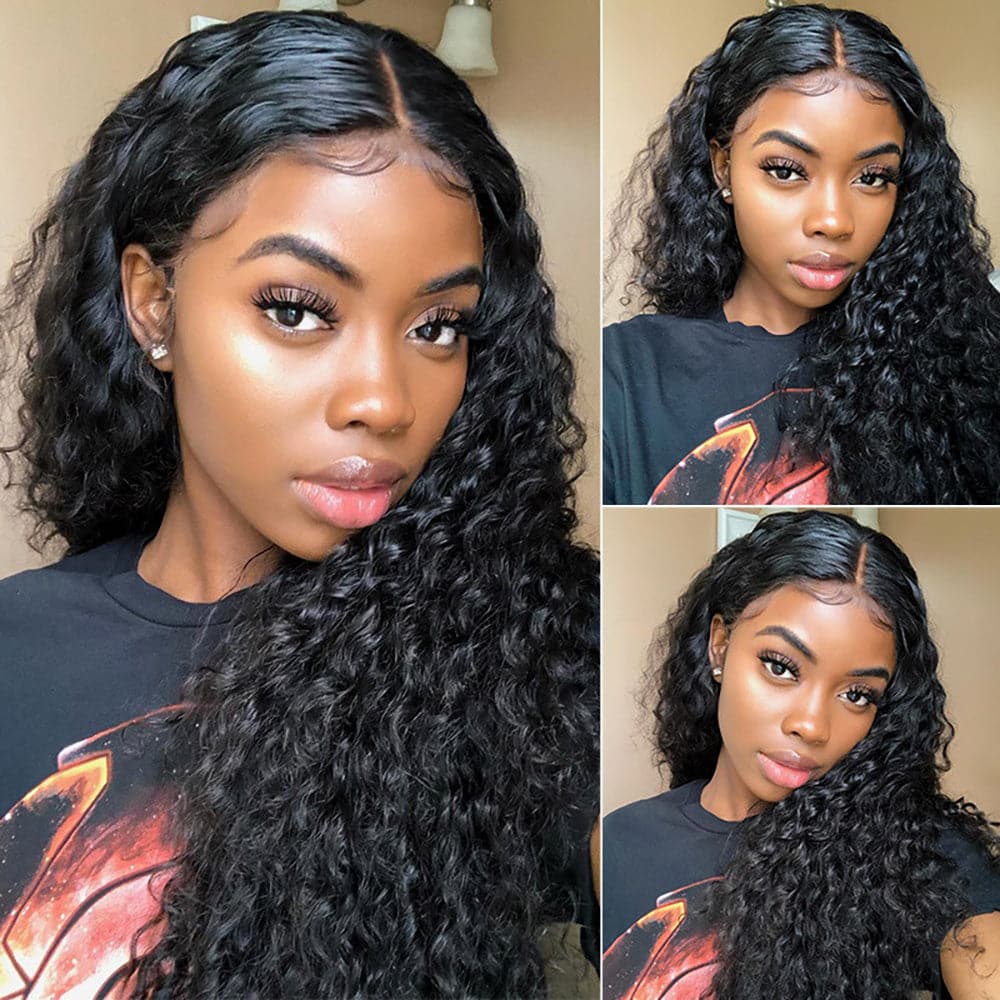 360 Lace Frontal Wigs Deep Wave Human Hair Wigs For Women Sterly Hair