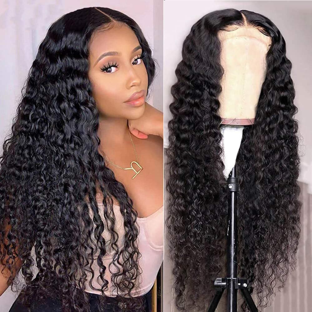 Sterly Hair HD Transparent Lace 13×6 Deep Wave Frontal Human Hair Wigs - sterlyhair