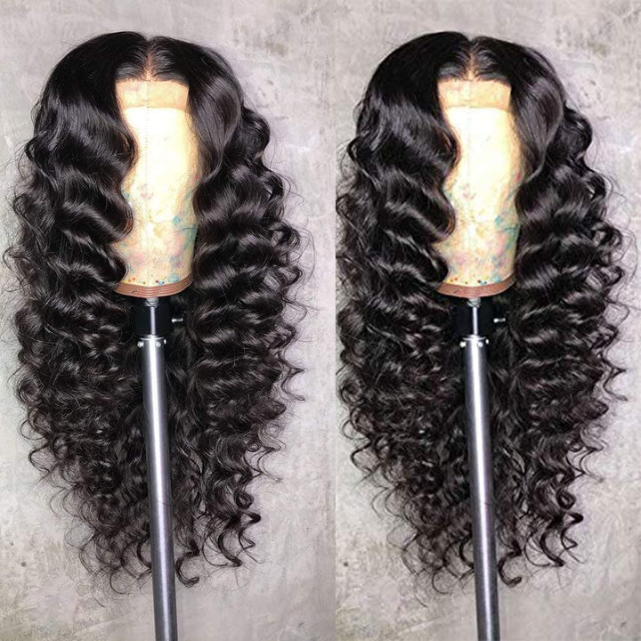 Loose Deep Wave Full Lace Human Hair Wig Sterly 100% Human Hair Wigs - sterlyhair