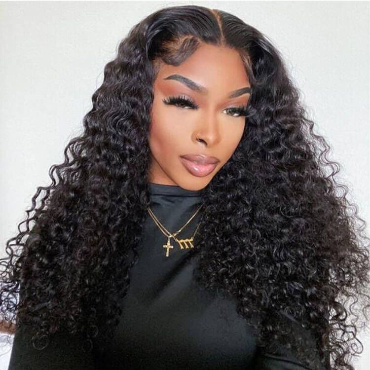 Deep Wave Full Lace Human Hair Wig Sterly 100% Human Hair Wigs - sterlyhair