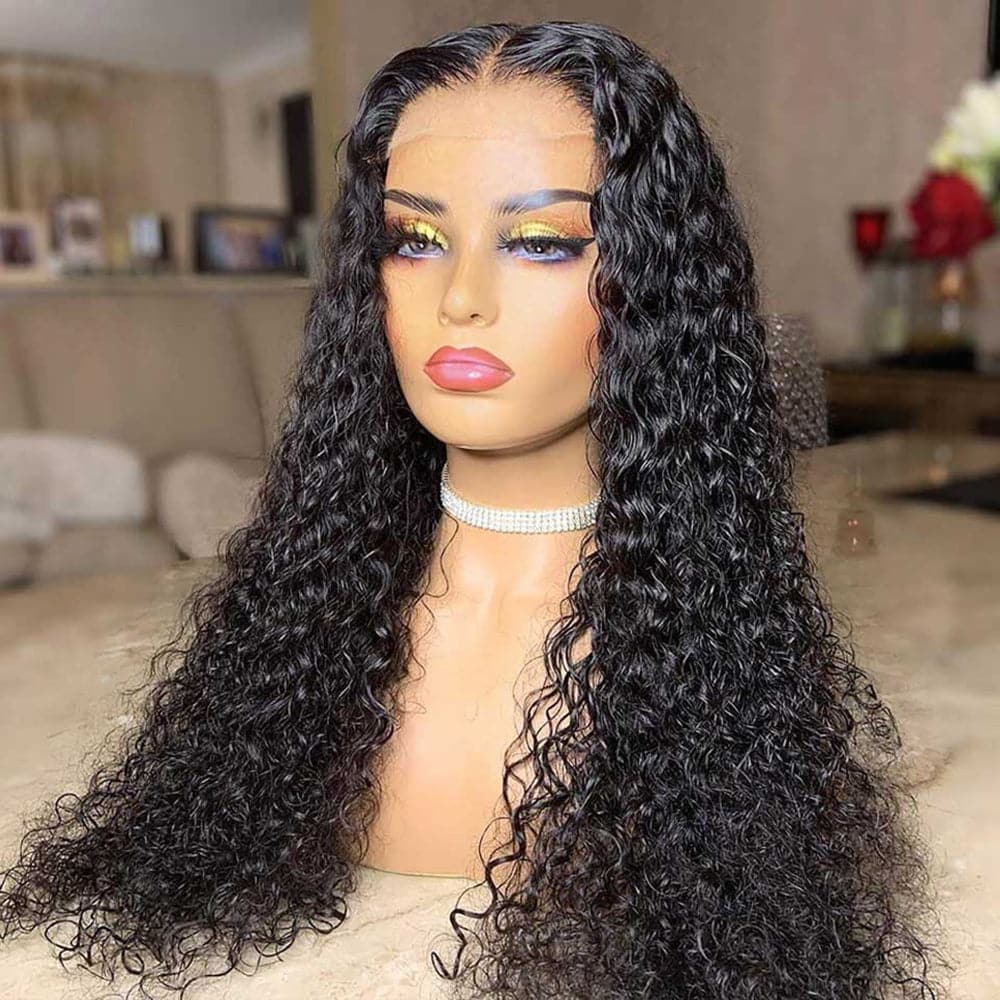 Sterly 13x6 HD Transparent Lace Front Wigs Water Wave Wigs For Women