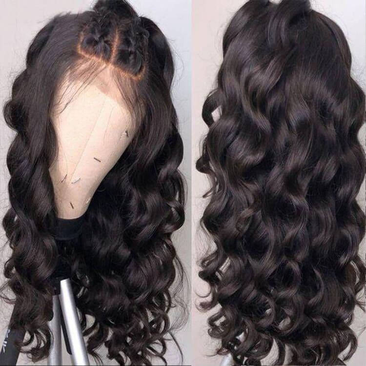 Loose Wave Full Lace Human Hair Wig Sterly 100% Human Hair Wigs