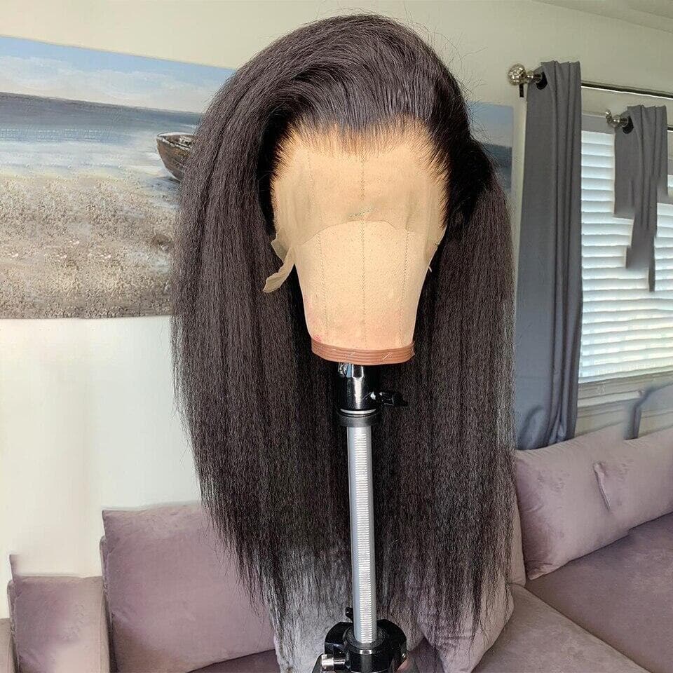 360 HD Lace Frontal Wigs Yaki Straight Human Hair Wigs For Women Sterly Hair - sterlyhair