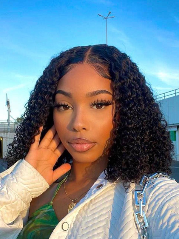 Sterly Curly Short Bob Wigs 13x6 Curly Lace Front Human Hair Wigs For Women - sterlyhair