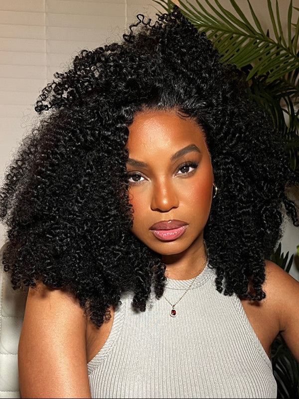 Sterly 13×6 Lace Kinky Curly Human Hair Wigs For Women - sterlyhair