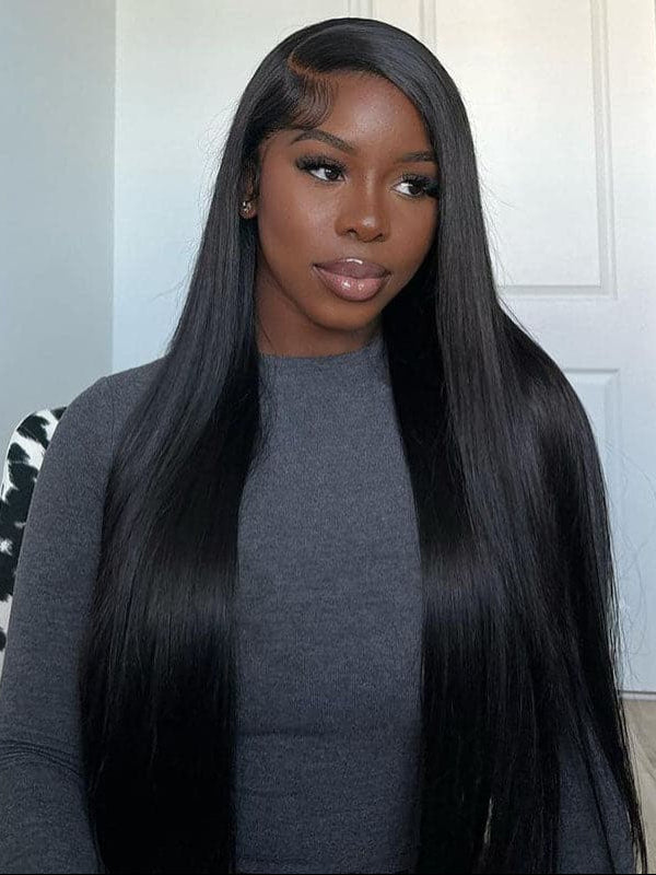 Sterly Ready To Go Glueless Wigs Straight 7×6/13×6 Transparent Lace Human Hair Wigs - sterlyhair