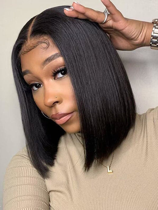 Sterly Straight Bob Wigs 13×6 Full Lace Frontal Bob Wig - sterlyhair