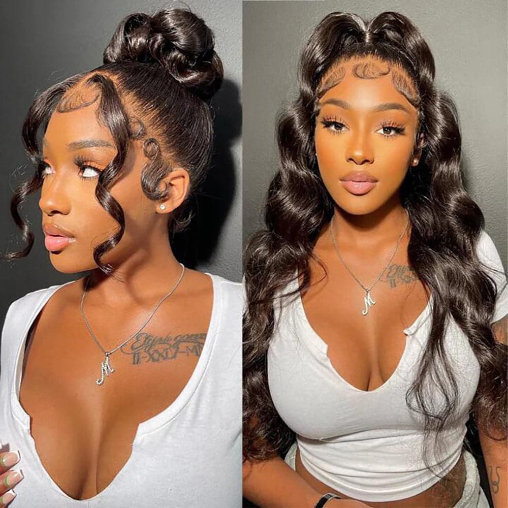 360 Lace Frontal Wigs Body Wave Human Hair Wigs For Women Sterly Hair