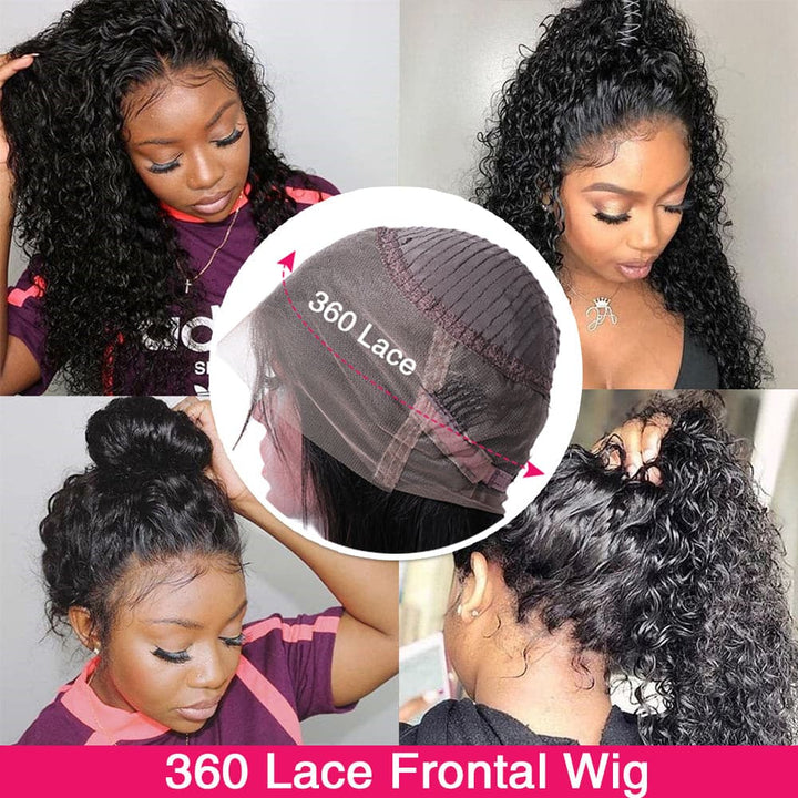 360 Lace Frontal Wigs Water Wave Human Hair Wigs For Women Sterly Hair - sterlyhair