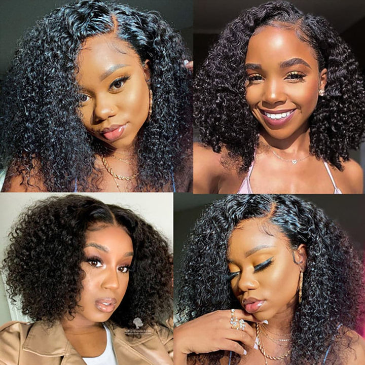 Sterly Curly Short Bob Wigs 13x6 Curly Lace Front Human Hair Wigs For Women - sterlyhair