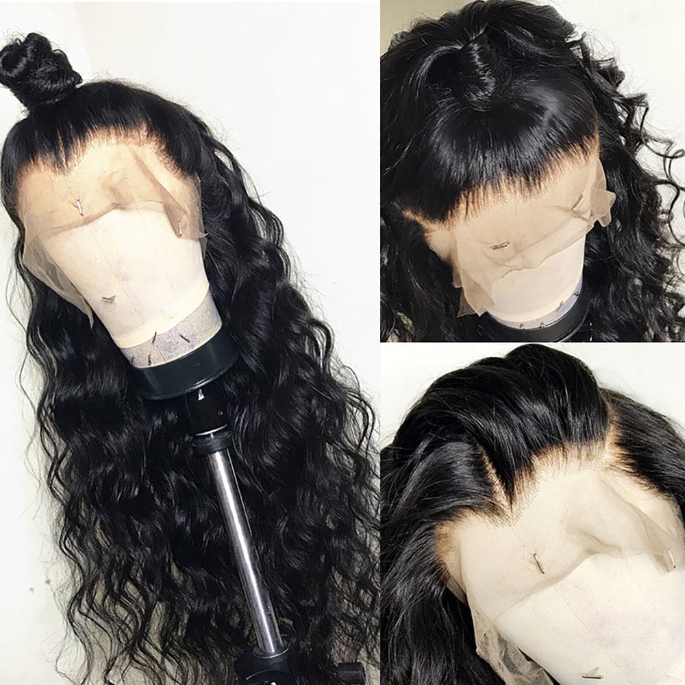 Loose Deep Wave 13×4 HD Transparent Lace Front Human Hair Wigs Sterly Hair - sterlyhair