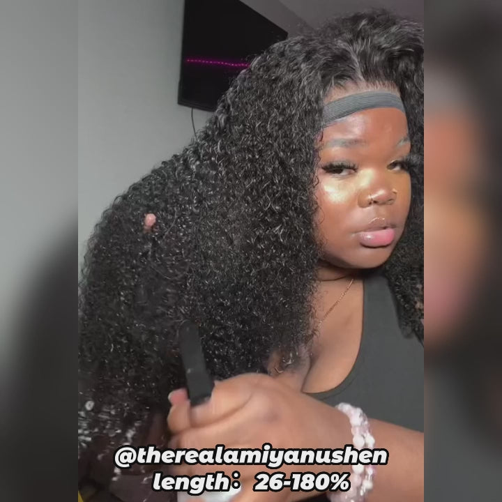 Sterly 13×6 Lace Kinky Curly Human Hair Wigs For Women