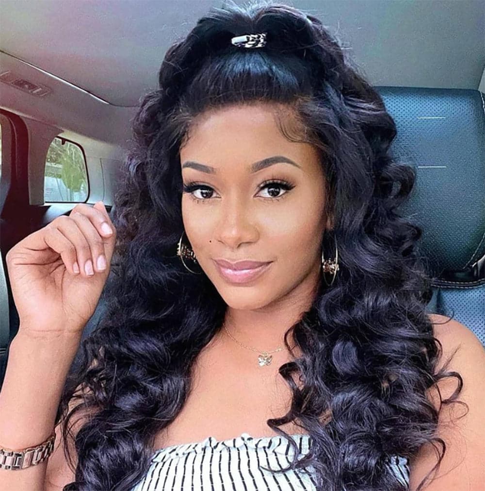 360 Lace Frontal Wigs Loose Wave Human Hair Wigs For Women Sterly Hair - sterlyhair