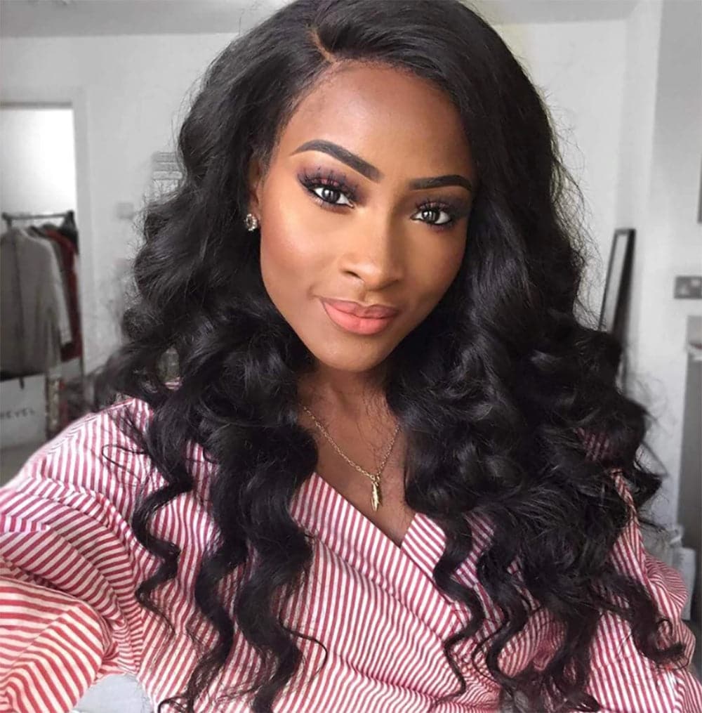 Sterly 5x5 HD Transparent Lace Closure Wigs Human Hair Loose Wave Wig